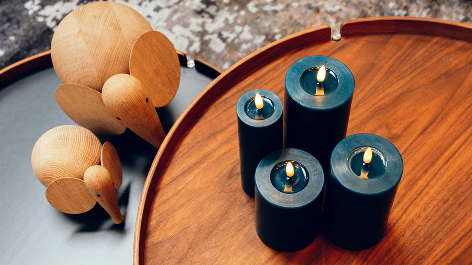 Bougies Deluxe HomeArt avec LED | Ma fenêtre by ED